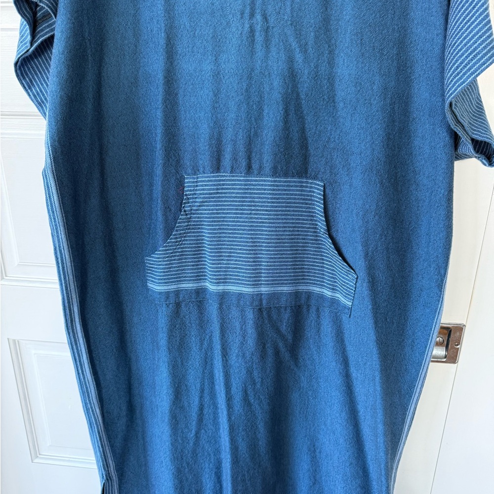 Home & Loft Blue Turkish Cotton Kaftan M/L - Picture 4 of 5